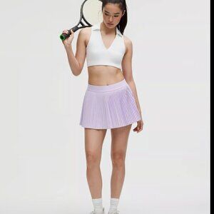 Lululemon Varsity High-Rise Pleated Tennis Skirt Lilac Ether Size 10